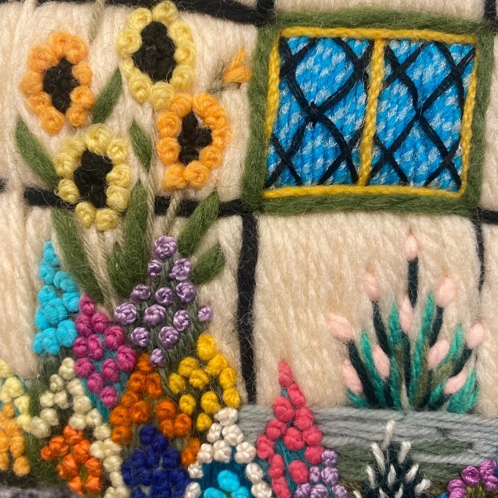 Beautiful Handcrafted Embroidered Vintage Tea Cosy.